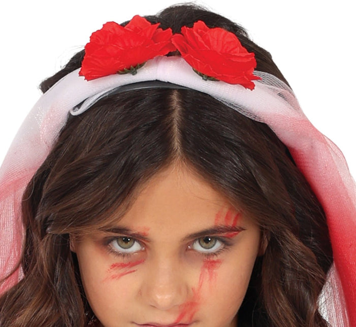 Halloween Jurk Meisje Met Bloed van Fiestas Guirca koop je bij Partywinkel