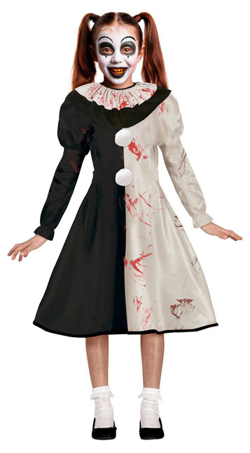 Halloween Jurk Meisje Verschrikkelijke Clown van Fiestas Guirca koop je bij Partywinkel