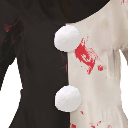 Halloween Jurk Meisje Verschrikkelijke Clown van Fiestas Guirca koop je bij Partywinkel