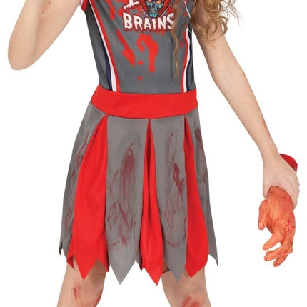 Halloween Jurk Meisje Zombie Cheerleader van Fiestas Guirca koop je bij Partywinkel