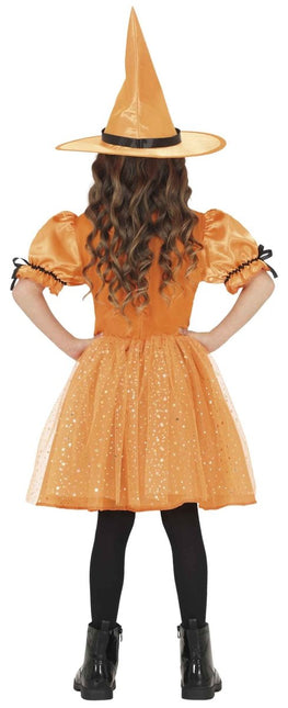 Halloween Jurk Oranje Kind Heks van Fiestas Guirca koop je bij Partywinkel