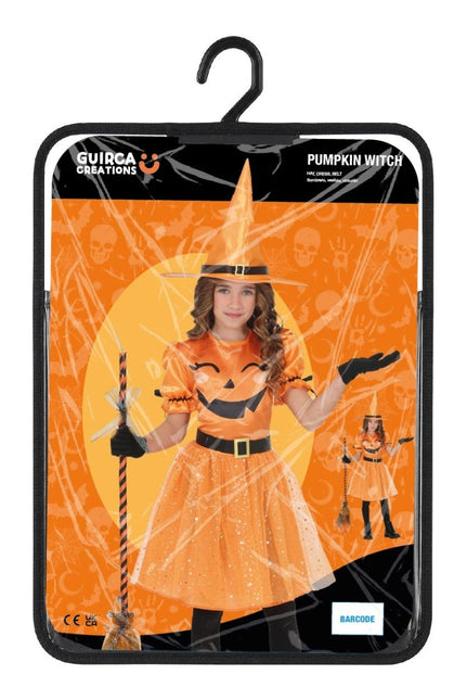 Halloween Jurk Oranje Kind Heks van Fiestas Guirca koop je bij Partywinkel