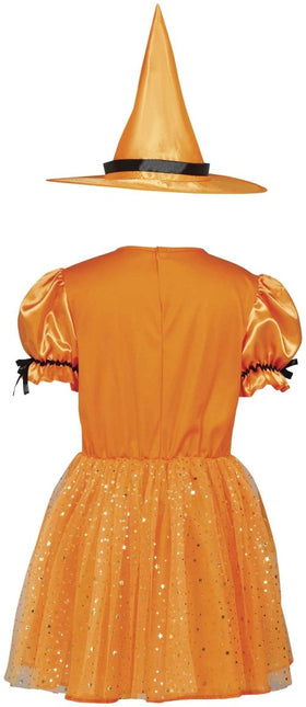 Halloween Jurk Oranje Kind Heks van Fiestas Guirca koop je bij Partywinkel
