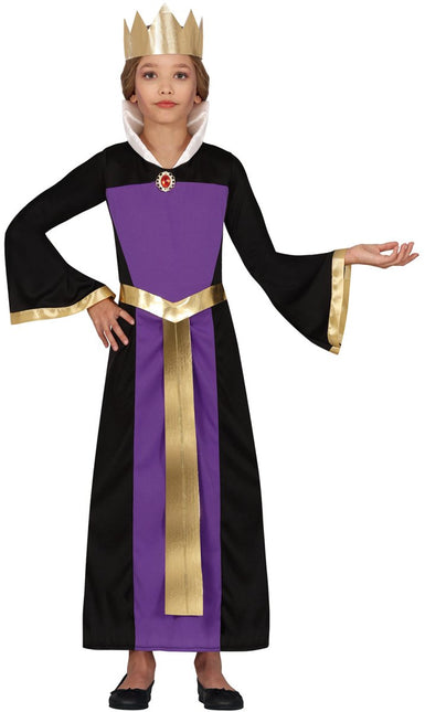 Halloween Jurk Paars Meisje Koningin van Fiestas Guirca koop je bij Partywinkel