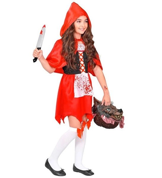 Halloween Jurk Rood Kind Zombie Roodkapje van Widmann koop je bij Partywinkel