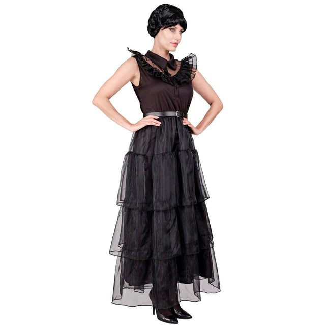 Halloween Jurk Zwart Dames Gothic van Widmann koop je bij Partywinkel