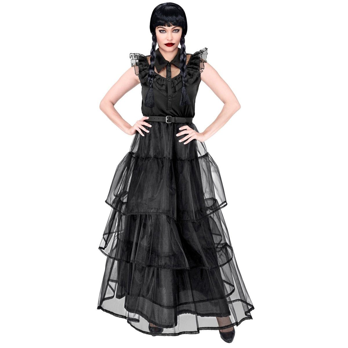 Halloween Jurk Zwart Dames Gothic – Partywinkel