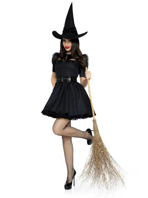 Halloween Jurk Zwart Dames Leg Avenue van Leg Avenue koop je bij Partywinkel