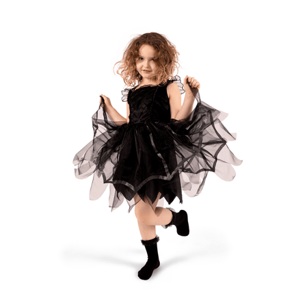 Halloween Jurk Zwart Meisje Heks van Partydeco koop je bij Partywinkel