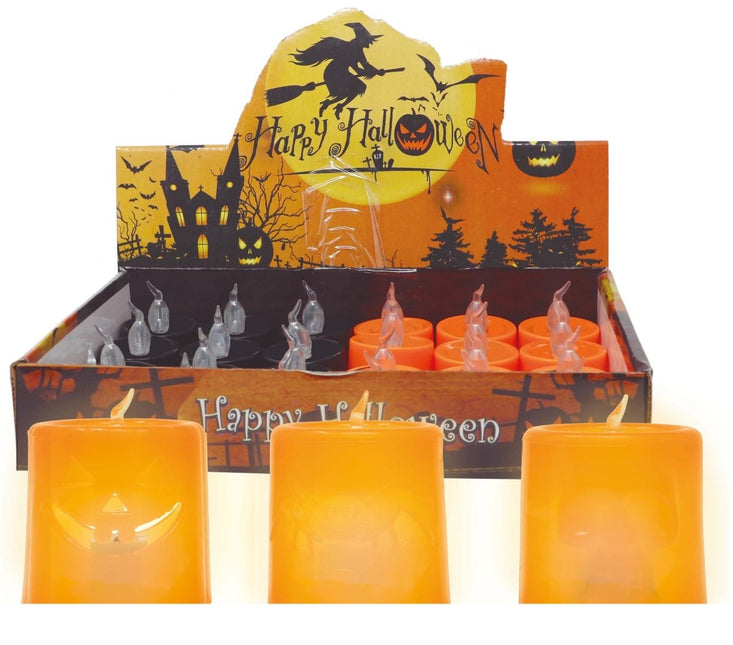 Halloween Kaarsen 12st van Fiestas Guirca koop je bij Partywinkel