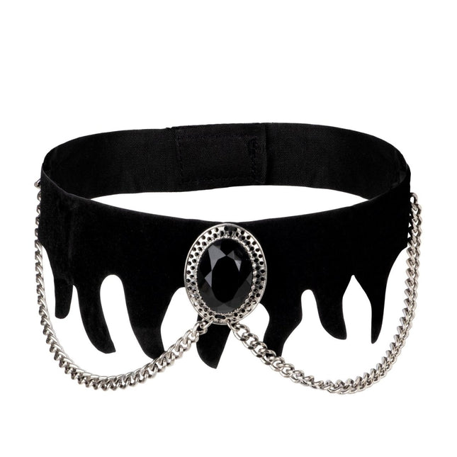 Halloween Ketting Fluweel Met Edelsteen van Widmann koop je bij Partywinkel