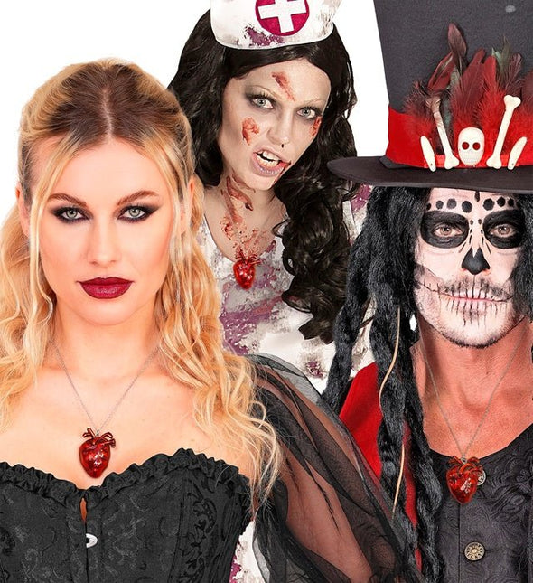 Halloween Ketting Hart van Widmann koop je bij Partywinkel