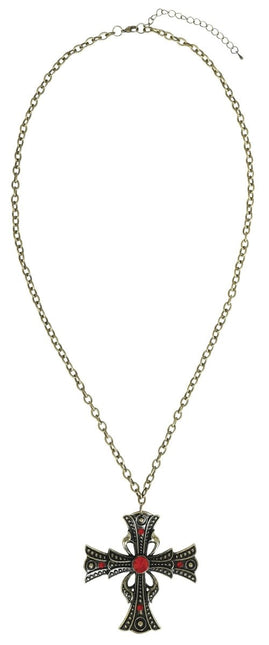 Halloween Ketting Kruis 6cm van Fiestas Guirca koop je bij Partywinkel