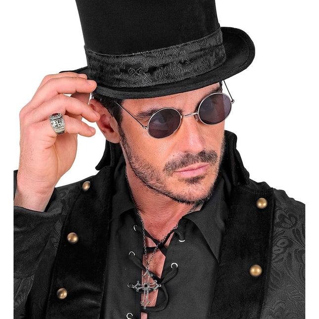 Halloween Ketting Kruis Edelstenen van Widmann koop je bij Partywinkel