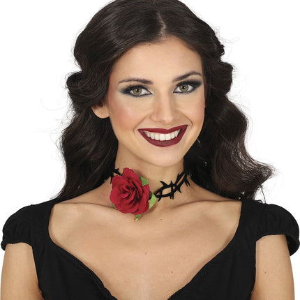 Halloween Ketting Roos van Fiestas Guirca koop je bij Partywinkel