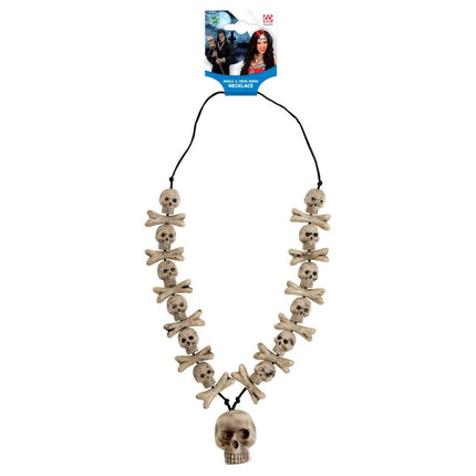 Halloween Ketting Schedels van Widmann koop je bij Partywinkel