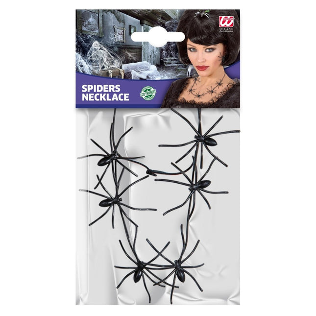 Halloween Ketting Spinnen 60cm van Widmann koop je bij Partywinkel