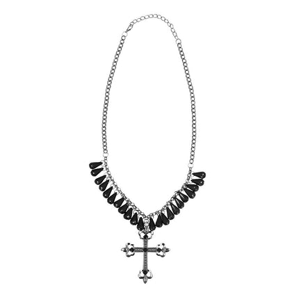 Halloween Ketting Zwart Gothic van Boland koop je bij Partywinkel