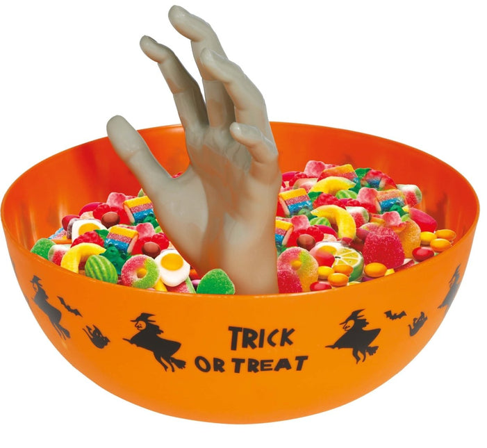 Halloween Kom Met Hand 25cm van Fiestas Guirca koop je bij Partywinkel