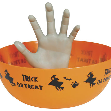Halloween Kom Met Hand 25cm van Fiestas Guirca koop je bij Partywinkel