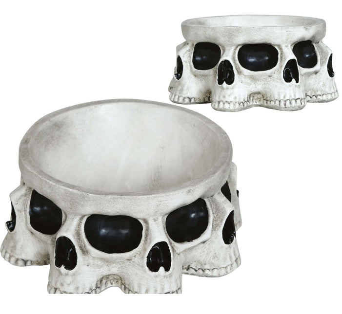 Halloween Kom Schedels 16cm van Fiestas Guirca koop je bij Partywinkel