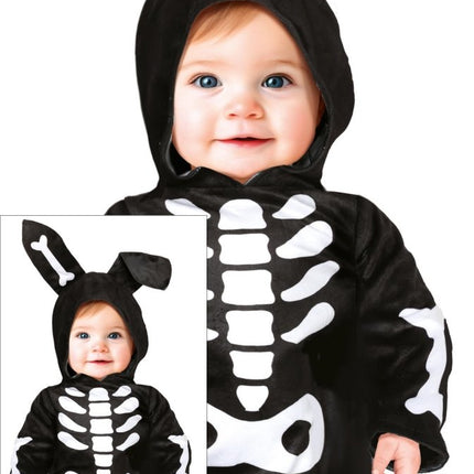Halloween Kostuum Baby Konijnen Skelet van Fiestas Guirca koop je bij Partywinkel