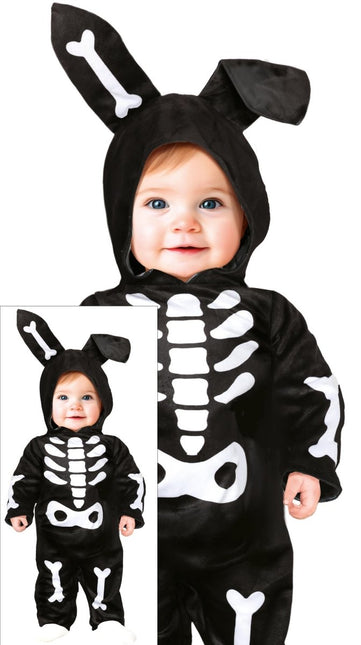 Halloween Kostuum Baby Konijnen Skelet van Fiestas Guirca koop je bij Partywinkel