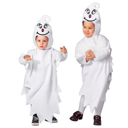 Halloween Kostuum Blauw Wit Baby Spook van Widmann koop je bij Partywinkel