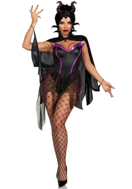Halloween Kostuum Dames Bodysuit Evil Enchantress Leg Avenue van Leg Avenue koop je bij Partywinkel