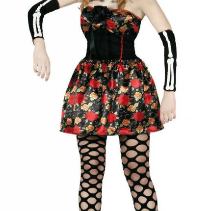 Halloween Kostuum Dames Jurk Skelet Day Of The Dead van Fiestas Guirca koop je bij Partywinkel