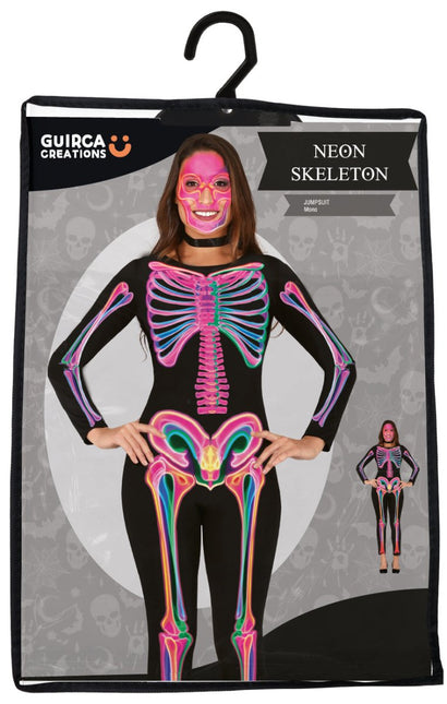 Halloween Kostuum Dames Neon Skelet van Fiestas Guirca koop je bij Partywinkel