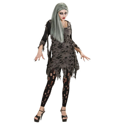 Halloween Kostuum Dames Zombie 2 delig van Widmann koop je bij Partywinkel