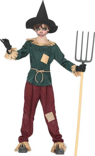 Halloween Kostuum Gekleurd Kind Vogelverschrikker van Fiestas Guirca koop je bij Partywinkel