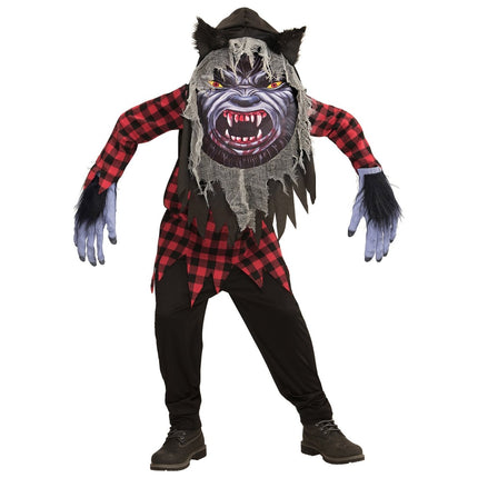 Halloween Kostuum Grijs Weerwolf van Widmann koop je bij Partywinkel