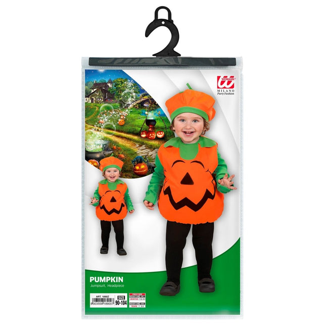 Halloween Kostuum Groen Baby Pompoen van Widmann koop je bij Partywinkel