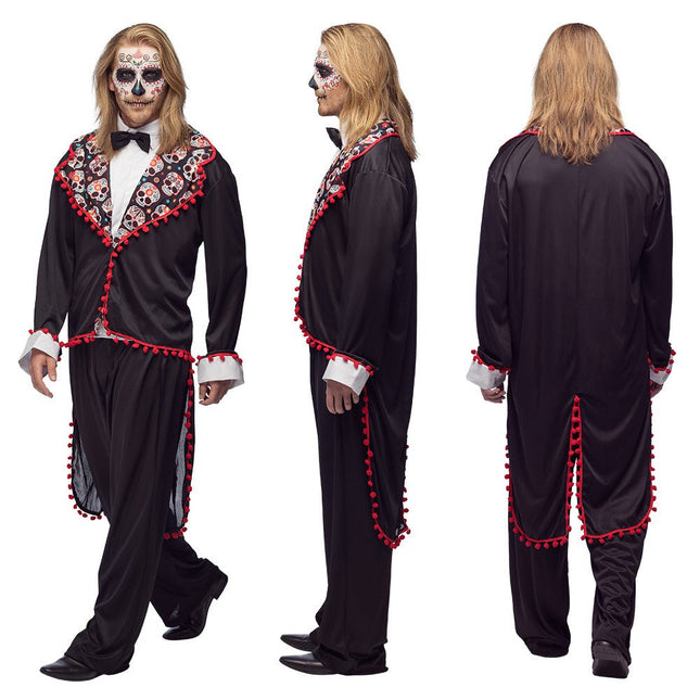 Halloween Kostuum Heren Day Of The Dead van Boland koop je bij Partywinkel