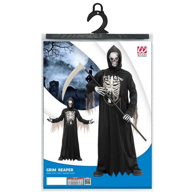 Halloween Kostuum Heren Reaper Skelet van Widmann koop je bij Partywinkel