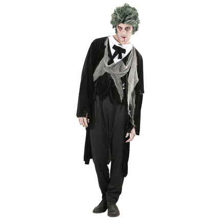 Halloween Kostuum Heren Zombie 4 delig van Widmann koop je bij Partywinkel