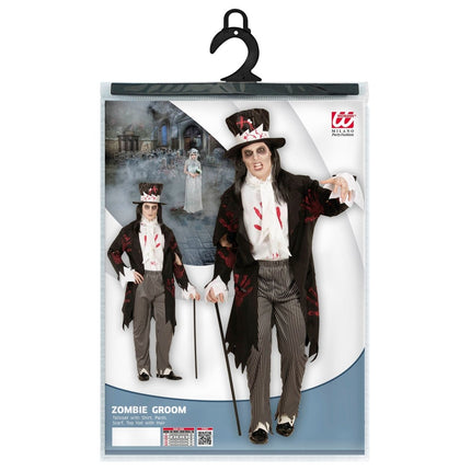 Halloween Kostuum Heren Zombie Bruidegom van Widmann koop je bij Partywinkel