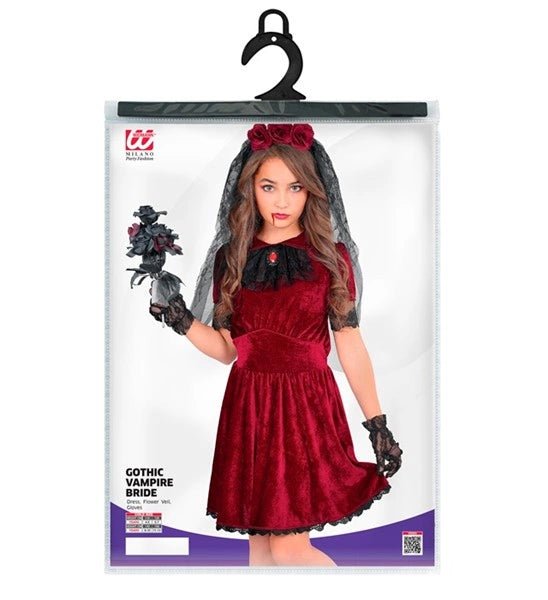 Halloween Kostuum Kind Gothic Vampierbruid van Widmann koop je bij Partywinkel