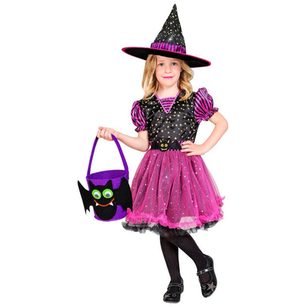 Halloween Kostuum Kind Heks 2 delig van Widmann koop je bij Partywinkel