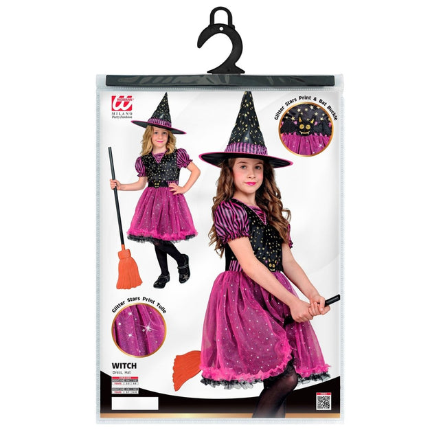 Halloween Kostuum Kind Heks 2 delig van Widmann koop je bij Partywinkel