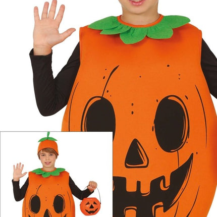 Halloween Kostuum Kind Pompoen Oranje van Fiestas Guirca koop je bij Partywinkel