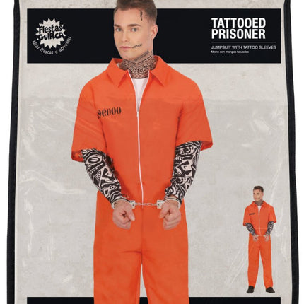 Halloween Kostuum Oranje Heren Gevangene van Fiestas Guirca koop je bij Partywinkel
