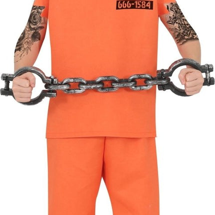 Halloween Kostuum Oranje Kind Gevangene van Fiestas Guirca koop je bij Partywinkel