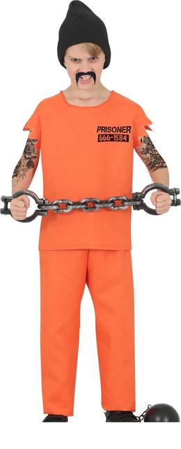 Halloween Kostuum Oranje Kind Gevangene van Fiestas Guirca koop je bij Partywinkel
