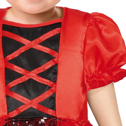 Halloween Kostuum Rood Zwart Baby Duivel van Fiestas Guirca koop je bij Partywinkel