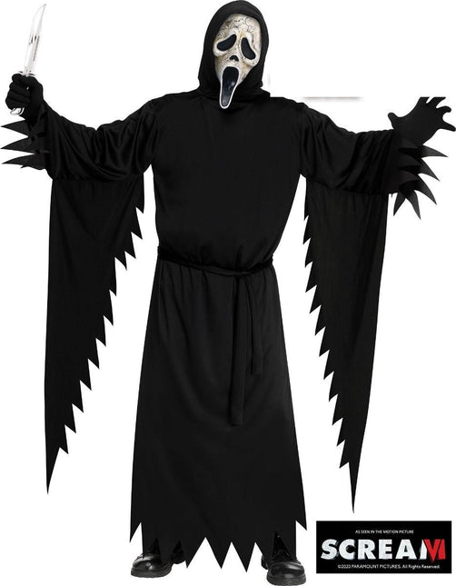 Halloween Kostuum Zwart Geest van Ghostface koop je bij Partywinkel