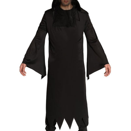 Halloween Kostuum Zwart Magere Hein van Partychimp koop je bij Partywinkel