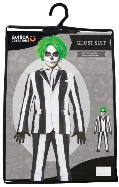 Halloween Kostuum Zwart Wit Geest van Fiestas Guirca koop je bij Partywinkel